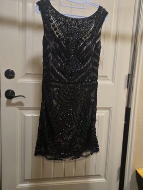 slim fit dress slacks Sherri Hill Strapless Lace-up Back Prom Dress 56932 main image 1